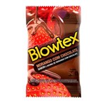 Ficha técnica e caractérísticas do produto Preservativo Blowtez Morango com Chocolate 3 Unidades