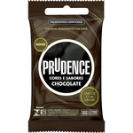 Preservativo Cores e Sabores Chocolate - 12 embalagens c/ 3 unidades - Prudence