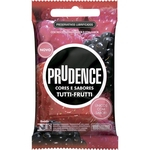 Preservativo Cores e Sabores Tutti Frutti - 12 embalagens c/ 3 unidades - Prudence