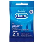 Ficha técnica e caractérísticas do produto Preservativo Durex Sachê Lubrificado Clássico 3 Unidades - Sem Sabor