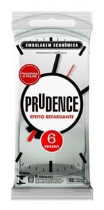Ficha técnica e caractérísticas do produto Preservativo Efeito Retardante 6Un Prudence - 3787