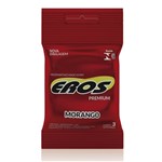 Ficha técnica e caractérísticas do produto Preservativo Eros Morango com 3 Unidades