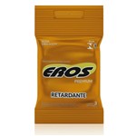 Ficha técnica e caractérísticas do produto Preservativo Eros Retardante com 3 Unidades