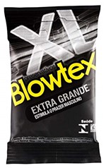 Ficha técnica e caractérísticas do produto Preservativo Extra Grande com 3 Unidades, Blowtex