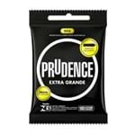 Ficha técnica e caractérísticas do produto Preservativo Extra Grande Prudence com 3 Unidades
