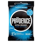 Preservativo Extra Grande Ultra Sensível Prudence Kit Com 3 Pacotes