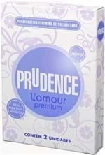 Ficha técnica e caractérísticas do produto Preservativo Feminino Prudence L'amour Premium