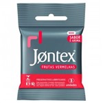 Ficha técnica e caractérísticas do produto Preservativo Jontex Frutas Vermelhas - 3 Unidades
