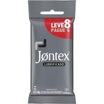 Ficha técnica e caractérísticas do produto Preservativo Jontex lubrificado leve 8 e pague 6