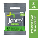 Ficha técnica e caractérísticas do produto Preservativo Jontex Lubrificado Maca Verde 3 Unidades