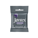 Ficha técnica e caractérísticas do produto Preservativo Jontex Lubrificado Sensation 3un