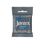 Ficha técnica e caractérísticas do produto Preservativo Jontex Lubrificado Sensitive 3un