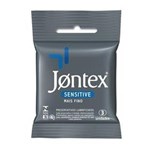 Ficha técnica e caractérísticas do produto Preservativo Jontex Lubrificado Sensitive 3 Unidades