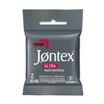 Ficha técnica e caractérísticas do produto Preservativo Jontex Lubrificado Ultra Resistência 3un