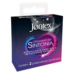 Ficha técnica e caractérísticas do produto Preservativo Jontex Orgas Em Sintonia C/ 2 Camisinhas