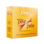 Ficha técnica e caractérísticas do produto Preservativo Jontex Sensação Pele com Pele 2 Unidades