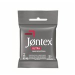 Ficha técnica e caractérísticas do produto Preservativo Jontex Ultra Resistente de Bolso com 3 Unidades