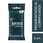 Ficha técnica e caractérísticas do produto Preservativo Jontex XL Lubrificado 6 Unidades