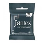 Ficha técnica e caractérísticas do produto Preservativo Jontex XL Lubrificado - 3 Unidades - Reckitt