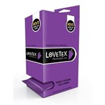 Ficha técnica e caractérísticas do produto Preservativo Lovetex Lubrificado Sabor Uva Display