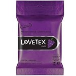 Ficha técnica e caractérísticas do produto Preservativo Lovetex Uva