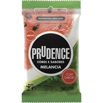 Preservativo Lubrificado Cores e Sabores Melância - 12 embalagens c/ 3 unidades - Prudence