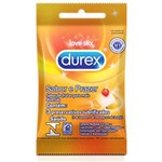 Ficha técnica e caractérísticas do produto Preservativo Lubrificado Durex Sabor e Prazer – 3 Unidades