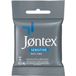 Ficha técnica e caractérísticas do produto Preservativo Lubrificado Jontex Sensitive - 3 Unidades
