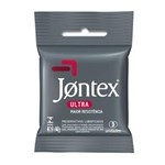 Ficha técnica e caractérísticas do produto Preservativo Lubrificado Jontex Ultra Resistente - 3 Unidades