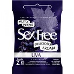 Ficha técnica e caractérísticas do produto Preservativo Lubrificado Sex Free Uva com 3 Unidades