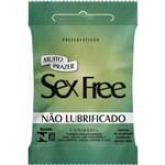 Ficha técnica e caractérísticas do produto Preservativo não Lubrficado com 3 Unidades Sex Free