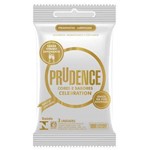 Ficha técnica e caractérísticas do produto Preservativo Prudence Cores e Sabores Celebration C/ 3