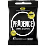 Ficha técnica e caractérísticas do produto Preservativo Prudence Extra Grande com 3 Unidades