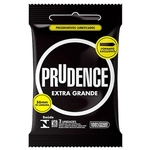 Ficha técnica e caractérísticas do produto Preservativo Prudence Extra Grande Com 3 Unidades