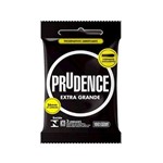 Ficha técnica e caractérísticas do produto Preservativo Prudence Extra Grande 3un (00382)