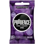 Ficha técnica e caractérísticas do produto Preservativo Prudence Sabor Uva com 3 Unidades