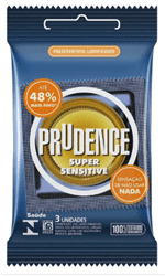 Ficha técnica e caractérísticas do produto Preservativo Prudence Super Sensitive 3Un.