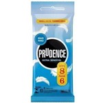 Ficha técnica e caractérísticas do produto Preservativo Prudence Ultra Sensível Leve 8 Pague 6