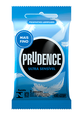 Ficha técnica e caractérísticas do produto Preservativo Prudence Ultra Sensível 3Un - 1101