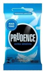 Ficha técnica e caractérísticas do produto Preservativo Prudence Ultra Sensível - 3Un