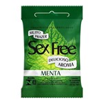 Ficha técnica e caractérísticas do produto Preservativo Sex Free Menta com 3 Unidades