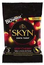Ficha técnica e caractérísticas do produto Preservativo Sexy Cherry com 3 Unidades, SKYN