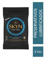 Ficha técnica e caractérísticas do produto Preservativo SKYN Extra Lubrificado C/ 3 Unidades