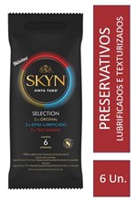 Ficha técnica e caractérísticas do produto Preservativo SKYN Selection C/ 6 Unidades