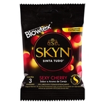 Ficha técnica e caractérísticas do produto Preservativo SKYN Sexy Cherry c/ 3 Unidades