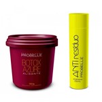 Ficha técnica e caractérísticas do produto Probelle Botox Alisante Azure + Shampoo Anti Resíduo