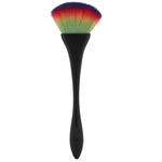 Ficha técnica e caractérísticas do produto Professional cores do arco-íris Foundation escova Blush Escova Maquiagem Tool