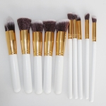 Ficha técnica e caractérísticas do produto Professional Cosmetic Makeup Brushes New Set escova da sombra Foundation