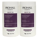Ficha técnica e caractérísticas do produto ProHall Kit 2 Btox Max Repair Restaurador 1kg