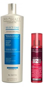 Ficha técnica e caractérísticas do produto Prohall Spray Absolut One 12x1 + Progressiva Select One 1L